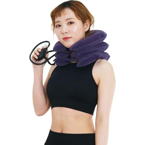 Neck Stretcher Air Cervical Traction 3 Layers Neck Traction Cervical Collar Neck Tractor Neck Support Brace Neck Cervical Relief