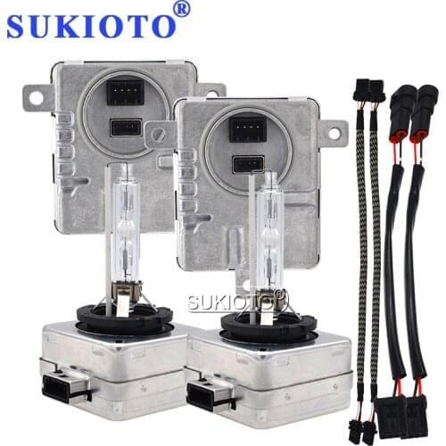 SUKIOTO 2021 D1S D3S Bulb Xenon Headlight Kit 35W D1S D3S HID Kit 8K0941597 8K0941597C 8K0941597E For A3 A4 A5 A6 A7 A8 Q5 Q7 CC