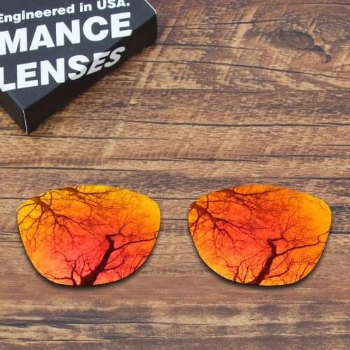 ToughAsNails Polarized Replacement Lenses for Oakley Frogskins Sunglasses Fire Red Mirrored (Lens Only)