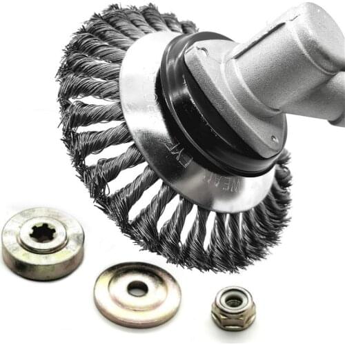 6/8inch Steel Wire Trimmer Head Grass Brush Cutter Dust Removal Weeding Plate for Lawnmower