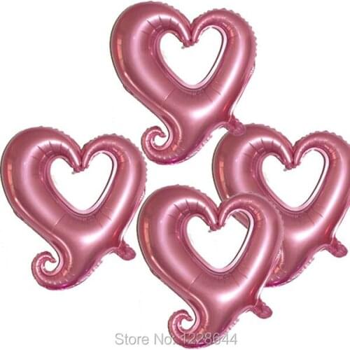 Wedding heart metallic foil balloons Party decoration party favors Good quality 18inch 20pcs/lot wholesale free shipping