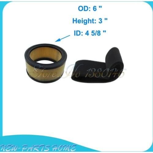 Air Filter For Kohler: K Series K341, KT series dome style, MV16-MV20, Magnum M10-M20, CV17-CV26, CV620-CV745 and V16-V20