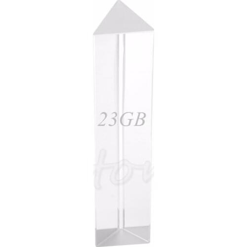High Quality Optical Glass Triple Triangular Prism Physics Teaching Light Spectrum 6" 15cm