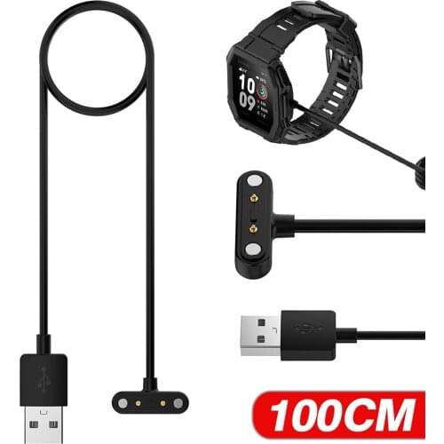 100cm USB Charging Cable Charger Adapter for Huami Amazfit Ares A1908 Smartwatch Dock Sport Watch Charger Base Cord Wire