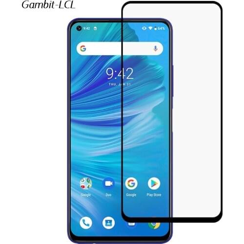 2PCS For UMIDIGI Power 3 / UMIDIGI F2 6.53" Glass Screen Protector case Full Cover Tempered Glass Protective 9H 2.5D Glass Film