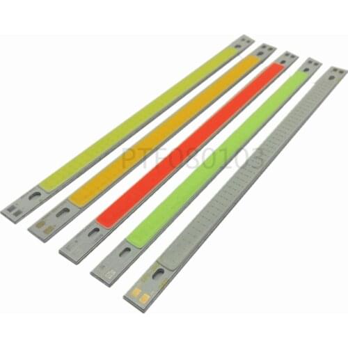 200 X 10mm 10W 12V COB LED Light Bar diode Warm white Red blue Green for Car