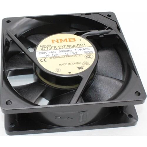 4715FS-23T-B5A-DN1 120mm 1238 Computer Fan AC 230V 0.16A/0.12A 17/15W High Speed CFM Cooling Fan