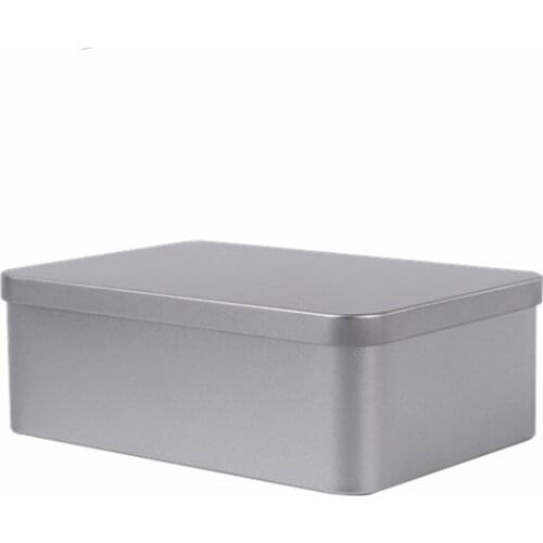 6 Pieces 159*110*53mm Metal Storage Box Drawer Organizer Glossy Tin Storage Box Key Coin Needle Tin Organizer ContainerCase