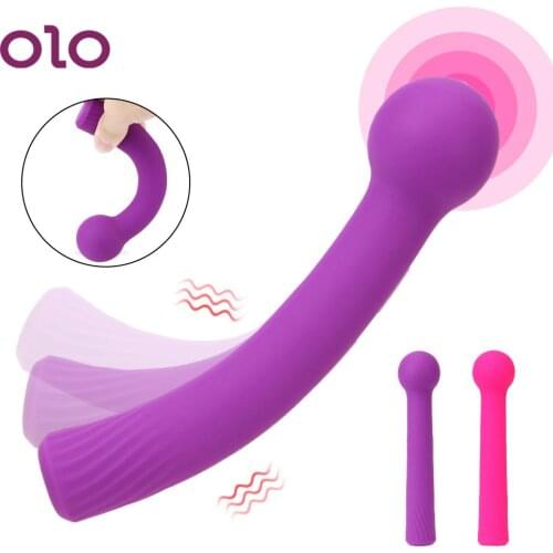 Vaginal Massager Dildo Vibrator Sex Shop 9 Speeds Bendable Female Masturbator G-Spot Clitoral Stimulator Sex Toys for Woman