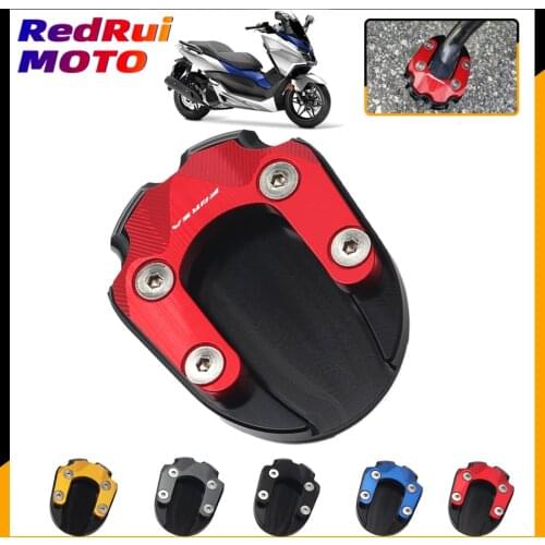 For Honda Forza 125 Forza 250 Forza 300 2018 2019 Scooter CNC Accessories Kickstand Foot Side Stand Extension Pad Plate Bracket