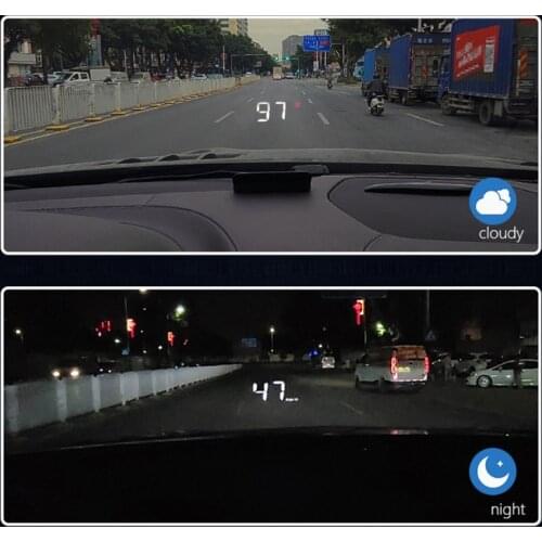 M3 Newest HUD Head-Up Display OBD2 Model Car-Styling Overspeed Warning Windshield Projector Alarm System Universal Auto D7WD