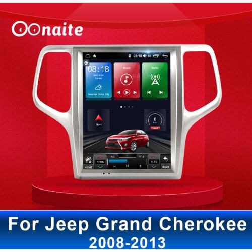 Oonaite Android USB Car Radio AM/FM Multimedia Audio Video DVD Player BT GPS Navigation Voice For Jeep Grand Cherokee 2008-2013