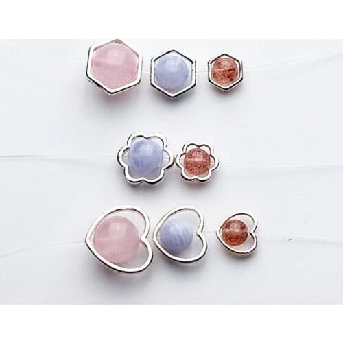 100% 925 Sterling Silver Geometry Beads Spacer Jewelry Making Findings 6mm 8mm 10mm Fashion Encircle Bead Charms DIY Bracelets