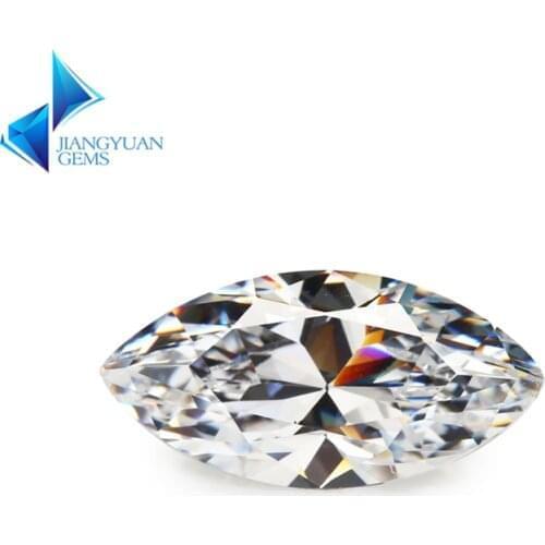 JYGEMS 2.5x5~7x14mm Marquise Shape D Color Pear shape Cut Lab Grown Loose Moissanites Stone Test Positive