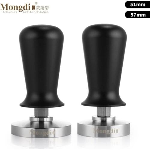 Espresso Solid Tamper 51mm 57mm Coffee Maker Coffeeware Mongdio High Quality Machine Barista Tools Tables Items Ground Breville