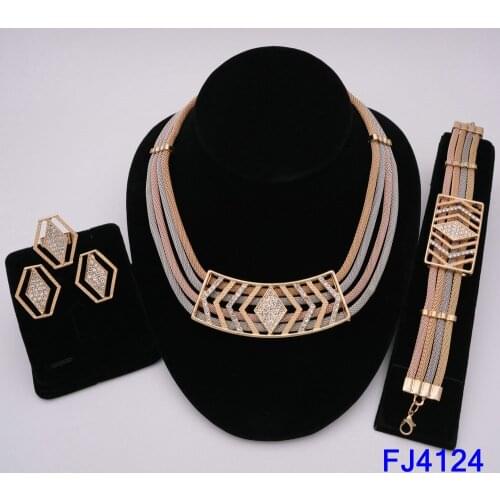 High Quality Dubai Gold Jewelry Sets for Women Big Necklace African Beads Jewelry Set Nigerian Bridal Wedding Costume Jewelry