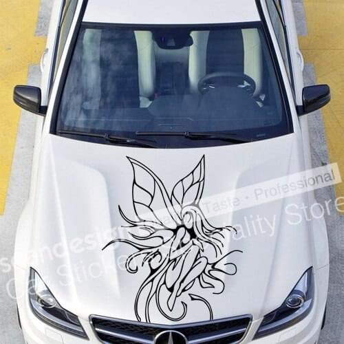 Cool! Totem angel TT034 Auto Car Decal Sticker PVC(black,white,red,gray,gold,yellow colour)