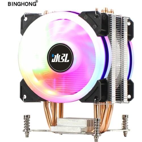Cpu Cooling Fan X79 2011 RGB 4Pin PWM 90mm Cpu Cooler 4 Heat Pipe Computer Heatsink For X99 X299 New 2011-V3 Low Price Radiator