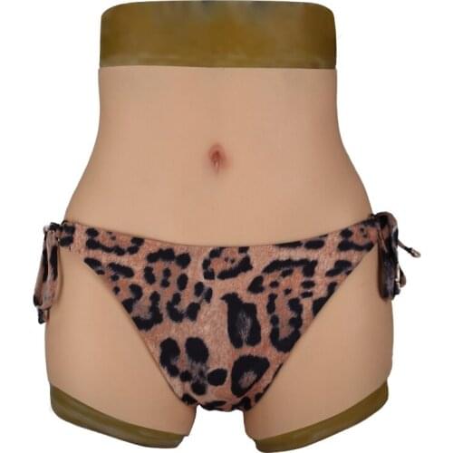 Upgrade 6G Silicone Realistic Vagina Panties Shemale Crossdresser Pussy Pants Transgender Artificial Sex Fake Underwear Lift Hip