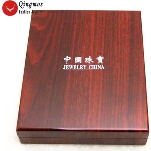 One 9*7*2 Inch (22cm*18cm*4.8cm) Genuine Red Wood Necklace Multi Purpose Jewelry Gift Box Jewelry Display Jewelry Storage