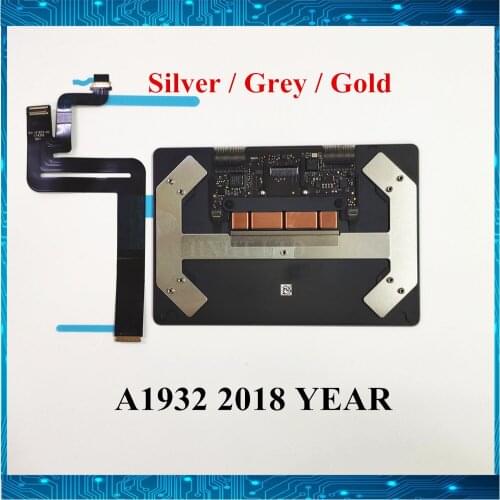 Original Space Gray Grey Gold Color A1932 Touchpad Trackpad with Cable For Macbook Air Retina A1932 Touch pad Trackpad 2018 Year