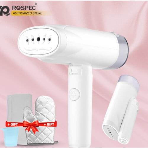 ROSPEC Steam Brush Clothes Generator Foldable Handheld Garment Steamer Steam Ironing Machine Steamer Iron Portable For Traveling