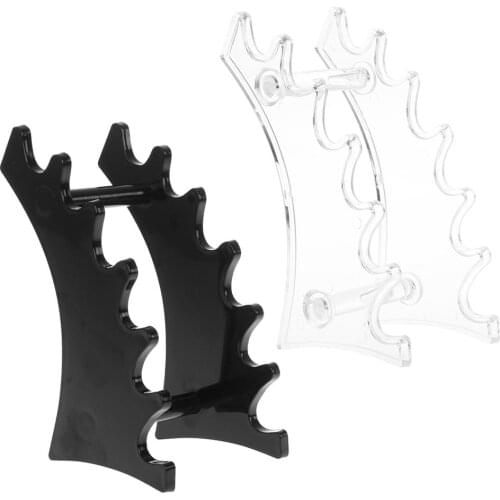 Makeup Brush Eyeshadow Pencil Pen Display Stand 6 Rooms Rack Organizer Holder