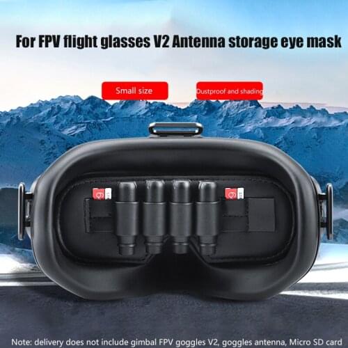 Lens Dust Pad Anti-Friction Protection Antenna Storage Bag For Fpv Goggles V2