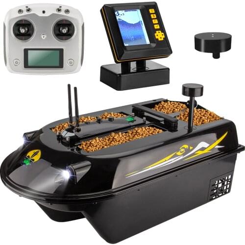 GPS RC Fish Bait Boat 8kg Load with 600M Remote Control Sea Fishing Bait Boat with Fish Finder Fishing Accessories