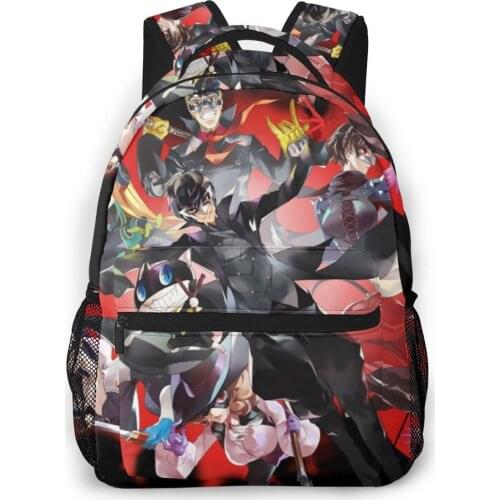 Persona 5 Backpack for Girls Boys Travel RucksackBackpacks for Teenage school bag