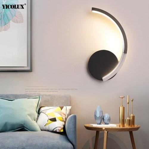 LED Wall Light For Bedroom Bedside Wall Lamp Indoor Stair Lighting Lamp Fixture Iron And Acrylic Materials 8W Luminaire Wandlamp