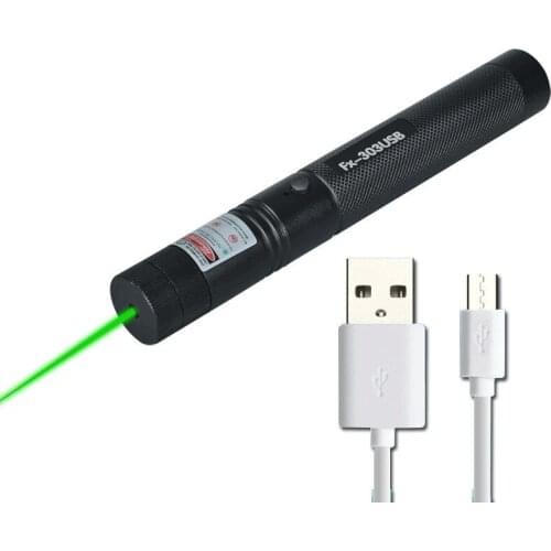 Usb Green Laser Pen Powerful Starry Laser Flashlight Beam Light Rechargeable USB Charging Lithium Battery Laser Survival Tools