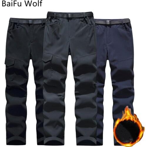 Winter Warm Thermal Camping Pants Outdoor Men Women Waterproof Hiking Windproof Trekking Tourism Camping Ski Trousers 2021