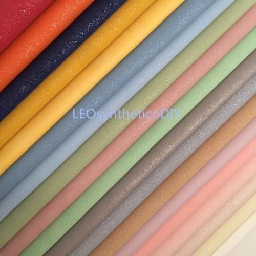 1PC 21X29CM Suede Glitter Faux Leather Fabric, Synthetic Leather Sheets, PU Leather For Making Bows LEOsyntheticoDIY T392