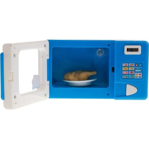 1pc Simulation Microwave Oven Toy Kids Pretend Play Household Toys Age 3