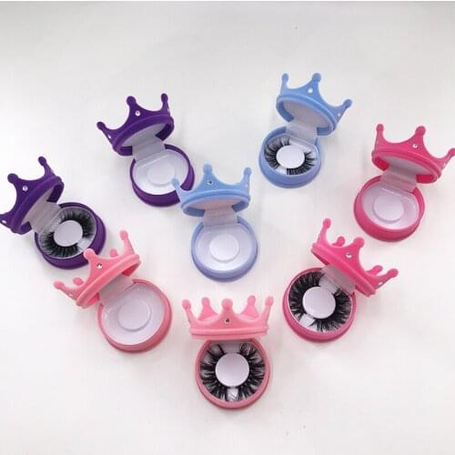 2020 New Style Eyelashes Boxes 3D Lashes Wholesale Lash Vendors With Crown Lash Packaging