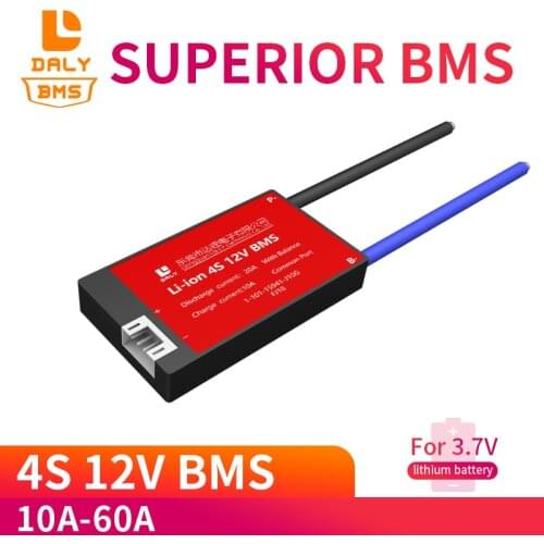 4S 12V 10A 20A 30A 40A 60A Liion Lithium Battery 18650 Charger PCB BMS Protection Board with Balance For 14.8V 16.8V Lipo Cell