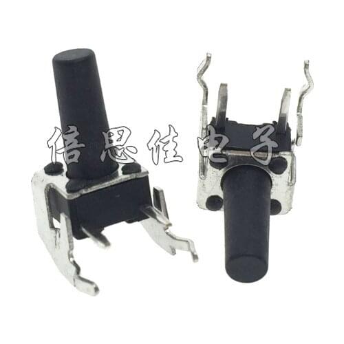 50pcs/Tact Switch 6X6X13H/MM Bracket 6*6*13H Micro switch 6*6 Bracket