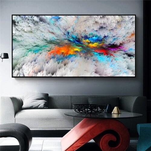 Abstract Cloud Landscape Canvas Painting Poster and Print Cuadros Wall Art Picture Home Decoration for Living Room Decor
