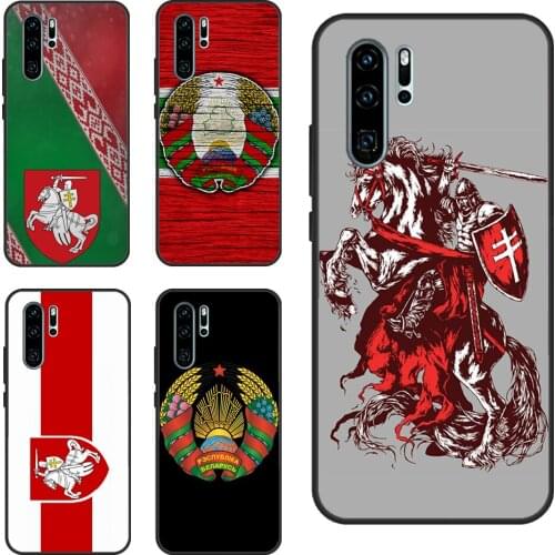 Belarus Flag Coat of Arms For Huawei P30 Pro P40 P20 Lite P Smart Z 2021 Nova 5T Case For Honor 8X 9X 9S 10 X Lite