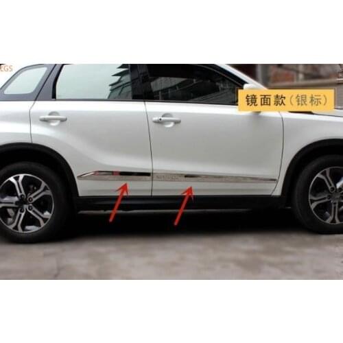 For Suzuki vitara 2016-2018 High-quality stainless steel Body trim Anti-Rub protection Decoration Car styling
