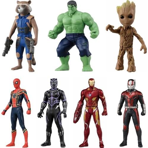 Takara Tomy Marvel Movie Series Metal Action Figure Collection 8cm Hulk/Panther/Ironman/Deadpool
