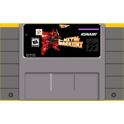 Metal Warriors USA Version 16 Bit Game Card For USA NTSC Game Player