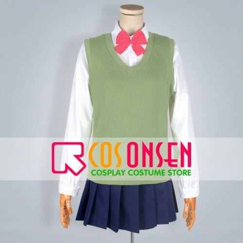 COSPLAYONSEN Pupa Hasegawa Yume Cosplay Costume Green Uniform All Sizes Custom Made