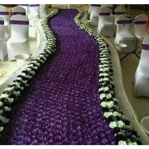 10M Length x 1.4M Width Wedding 3D rose carpet,wedding aisle runner floor decoration wedding props