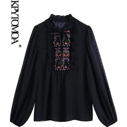 KPYTOMOA Womens Chiffon Blouses