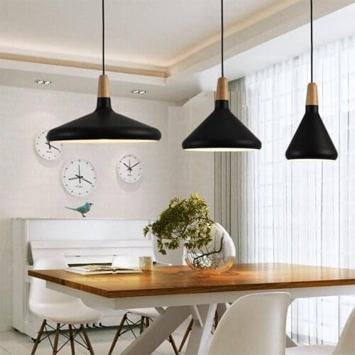 Kitchen Pendant Light Bar Black Lighting Study Modern Ceiling Lamp Bedroom Contemporary Lights Home Indoor Lights Bulb For Free