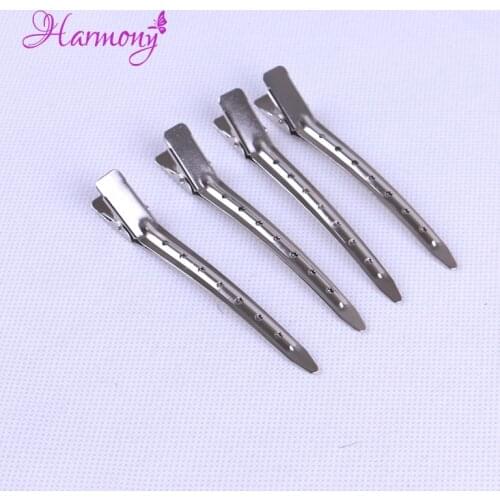 Harmony Plus Hair 10pcs/bag Metal hair sectioning clips duck mouth professional salon barber clips
