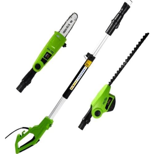 750W Electric High-altitude Chain Saw Multifunction Telescopic Pruning Shears Fruit Tree Scissors Chainsaw