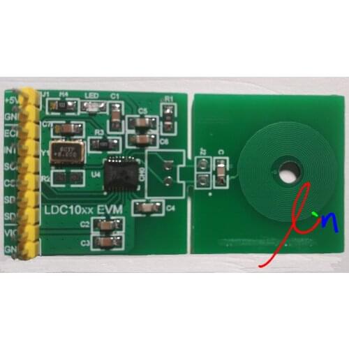 LDC1000 Metal Detection Module Inductance Measurement Iron Wire Remote Metal Identification EVM Program